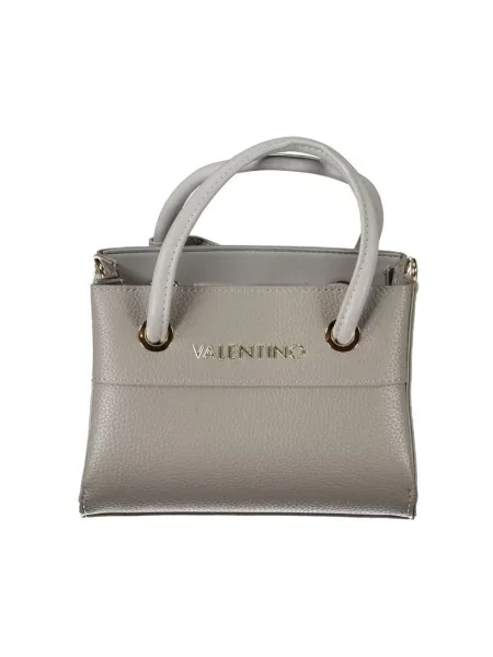 Torebka skórzana Valentino By Mario Valentino skórzana szara