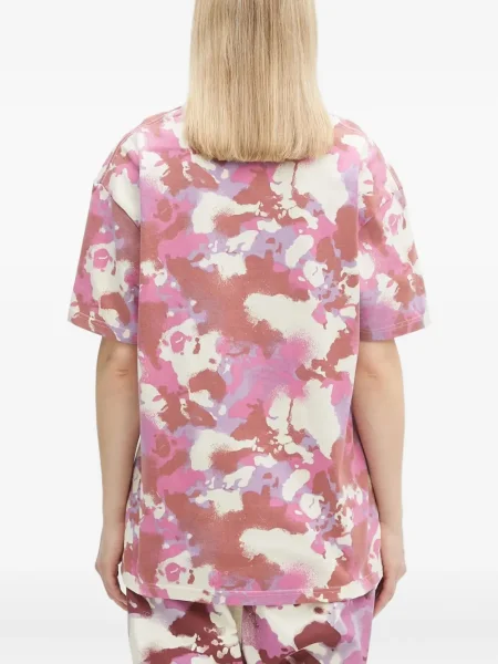 Koszulka A Bathing Ape® z nadrukiem w kamuflażu różowa