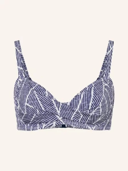 Lidea Podprsenka Bikini S Ramínky Indigo Grid tmavě modrá bílá