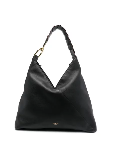 Geanta de piele Lancel din piele negru
