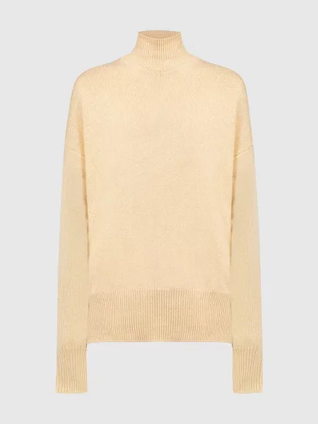 Светр з кашеміру Jil Sander жовтий