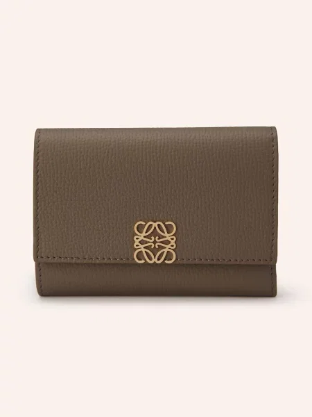 Loewe Portfel Anagram Small beige beżowy
