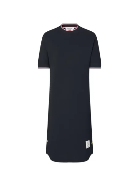 Rochie tip cămașă Thom Browne albastru