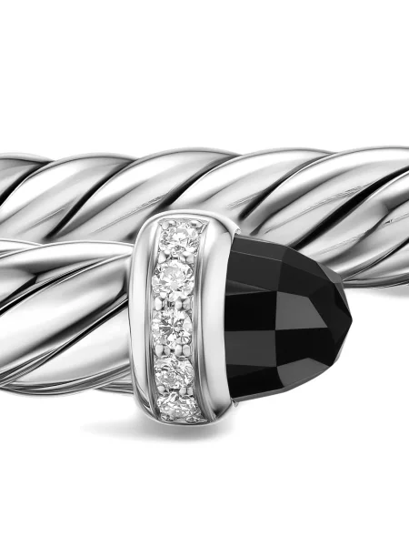 Brăţară David Yurman argintiu