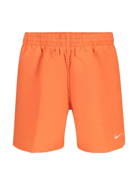 Krótkie kąpielówki Nike pomarańczowe