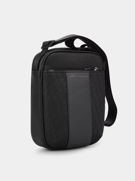 Armani Exchange Мессенджер чорний