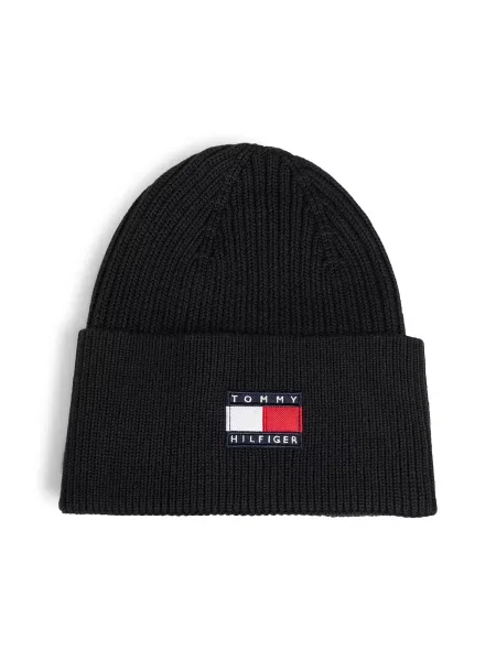 Čiapka Tommy Hilfiger čierna