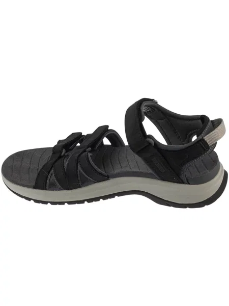Sneakerși Teva din piele negru