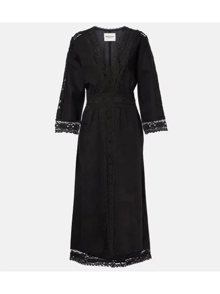 Rochie midi Marant Etoile de in până la genunchi de costum negru