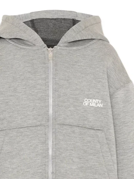 Bluza z kapturem dziecięca County Of Milan szara