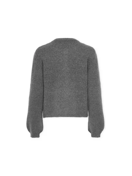 Cardigan Only melange cu chihlimbar gri