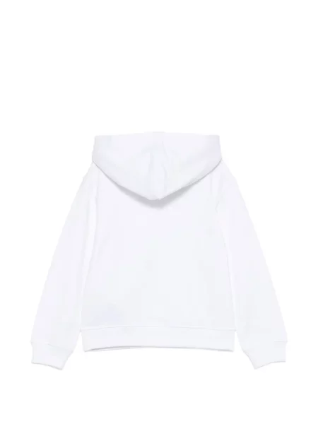 Bluza z kapturem dziecięca Moschino biała