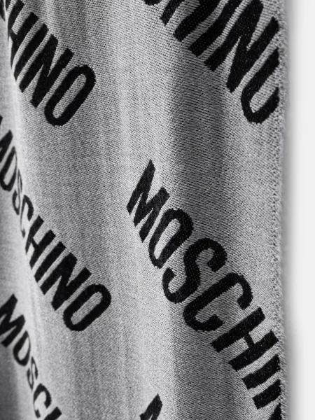 Moschino fular lână gri