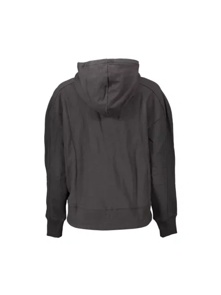 Bluza z kapturem Calvin Klein z kapturem czarna