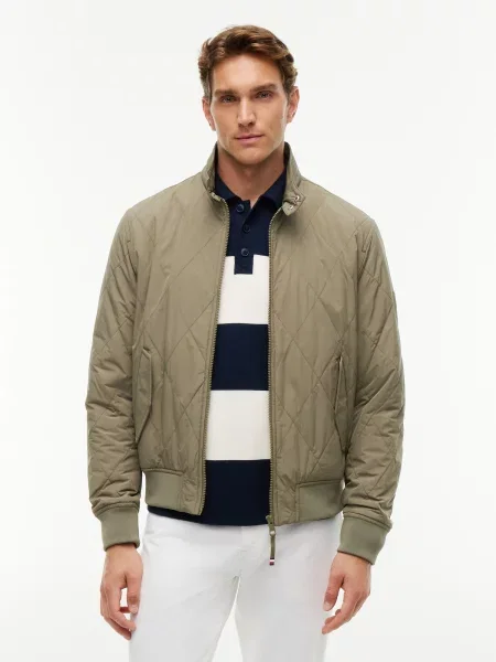 TOMMY HILFIGER Prechodná bunda olivová