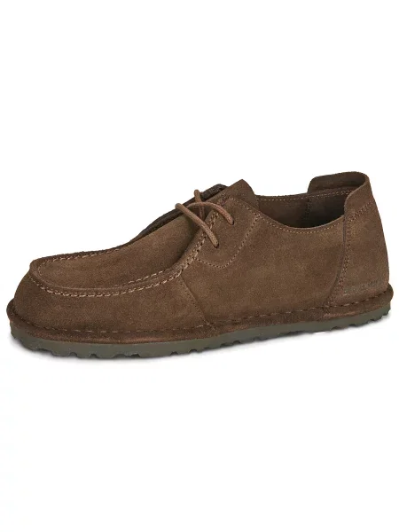 Pantofi Birkenstock din dantelă maro