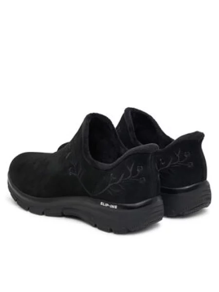 Polobotky Skechers Easy Going Floral Moment černá