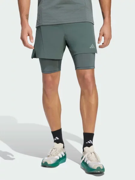 Спортивні шорти adidas комбінований верх сірий
