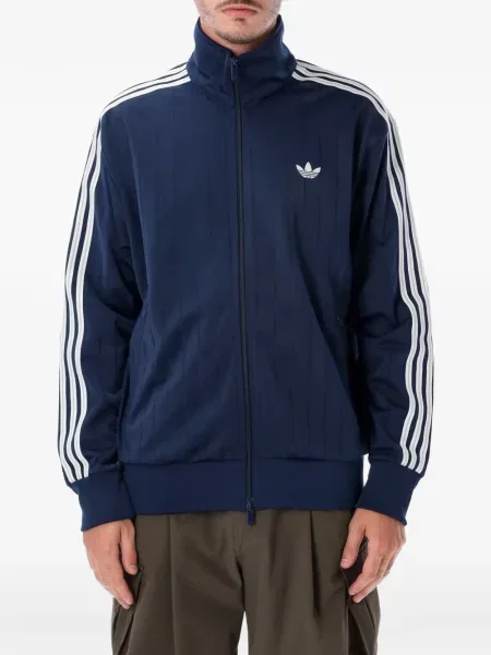 Geacă Adidas alergare din piele de căprioară roz
