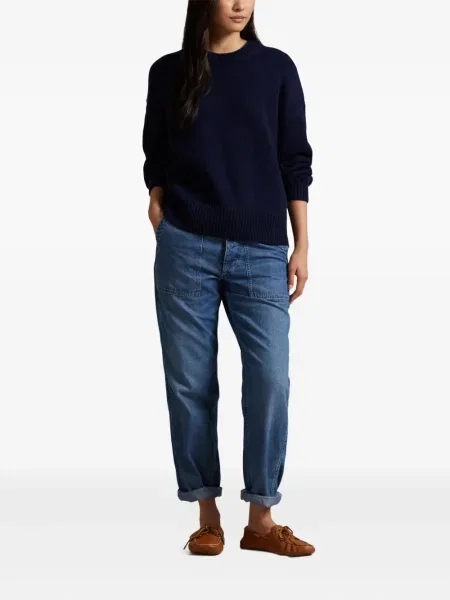Căciulă Polo Ralph Lauren cu broderie cu dungi cowboy roșu