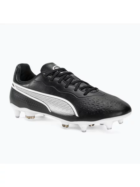 PUMA King Match MXSG ghete de fotbal pentru bărbați puma negru/puma alb