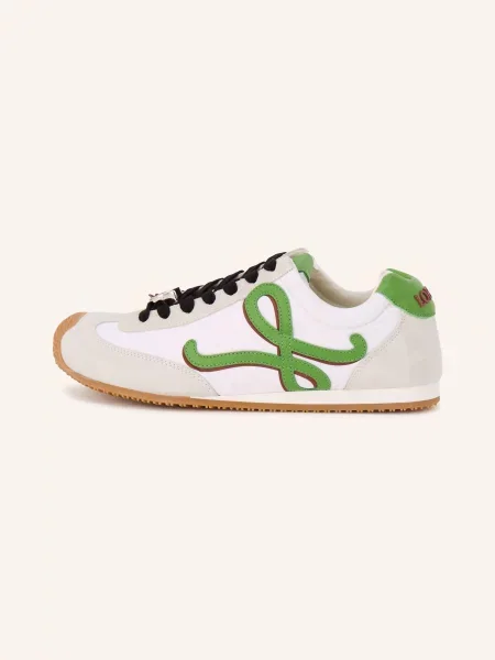 Loewe Tenisky Ballet Runner / světle šedá / zelená bílá