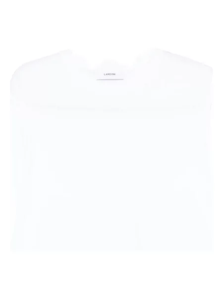 Lung tricou Lardini alb