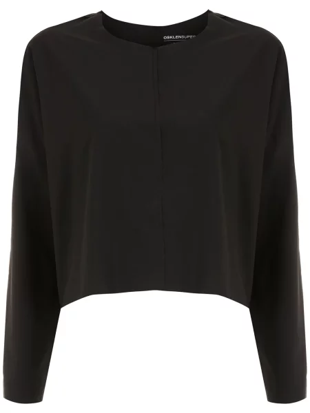 Bluză Osklen cu mâneci lungi lungă negru