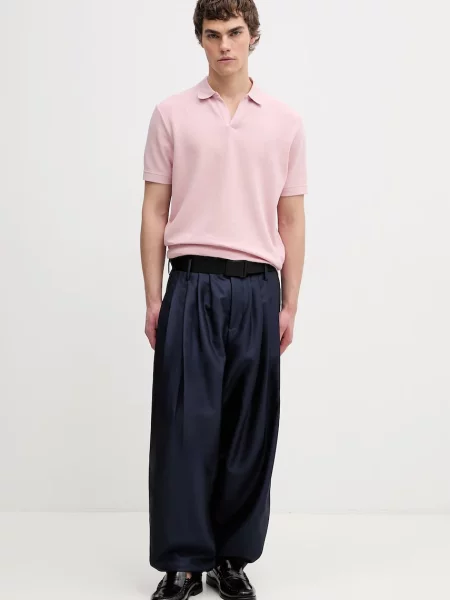Tricou polo Marc O'polo roz