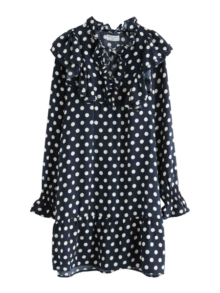 Lindex Rochie Winny bleumarin alb