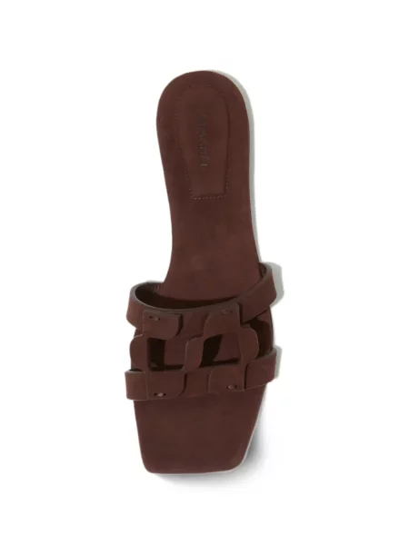Sandale Simkhai din piele de căprioară maro