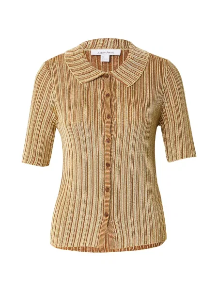 & Other Stories Geacă tricotată / maro coniac bej