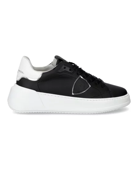 Buty do tenisa Philippe Model skórzane do tenisa czarne