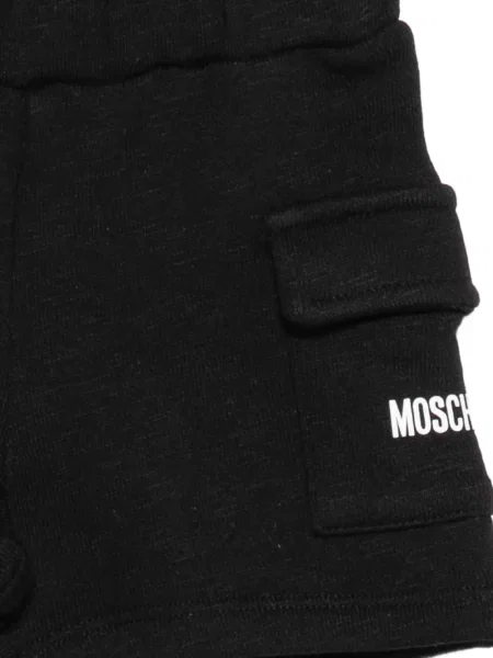 Szorty cargo dziecięce Moschino czarne