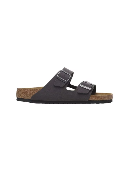 Pantofi Birkenstock de catifea gri