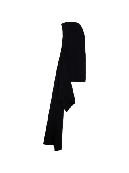 Fular Givenchy de lână cu glugă negru