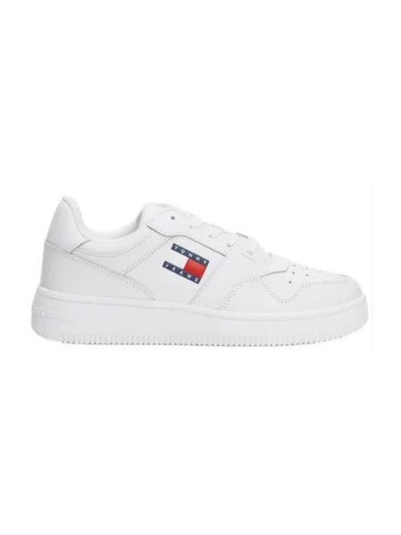 Trampki Tommy Jeans skórzane retro białe