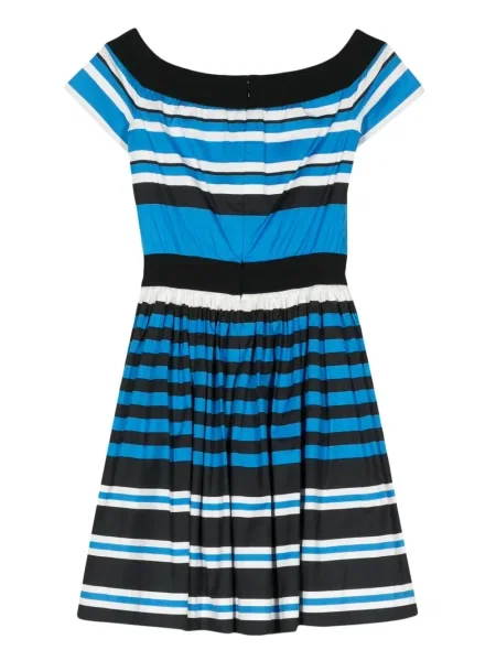 Zvonové oblekové mini mini šaty Prada Pre-owned modré