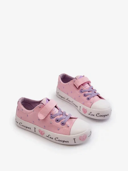 Gyerek tornacipő Lee Cooper fehér