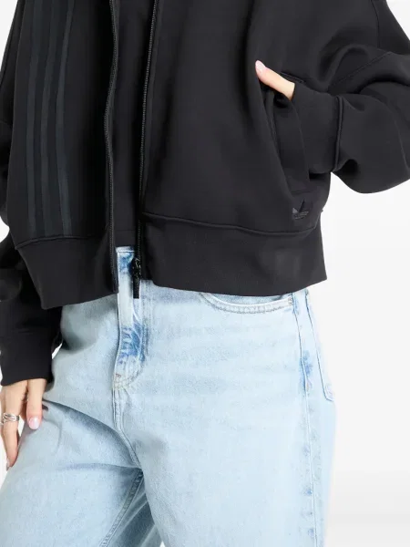 Șosete Adidas cu dungi cu tepi plasă maro