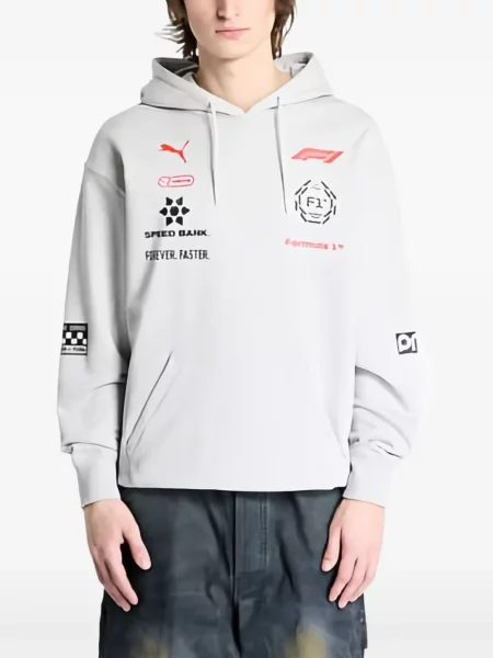 Hanorac cu glugă Puma gri