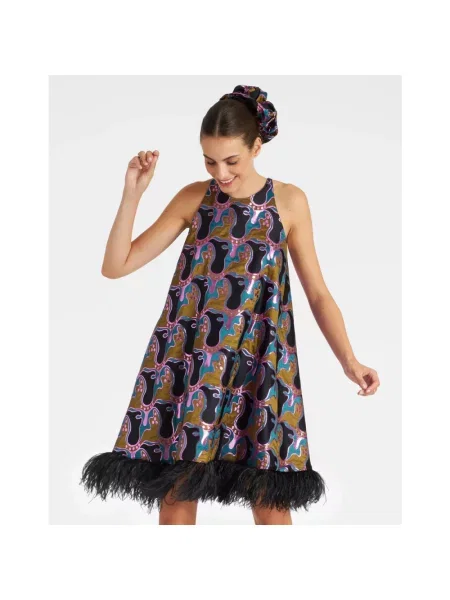 Mała mały sukienka mini La Doublej garniturowa