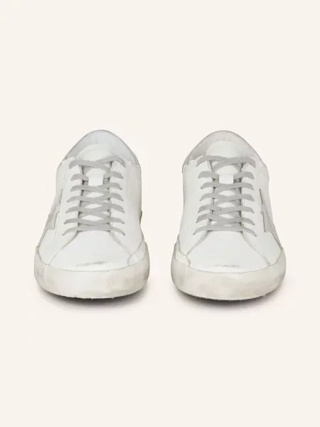 Golden Goose Sneakersy Super-Star bílá/ stříbrná bílé