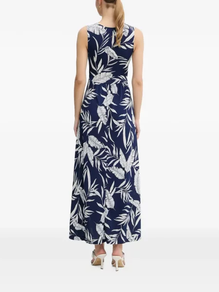 Rochie maxi Morgan cu imagine cu cataramă albastru