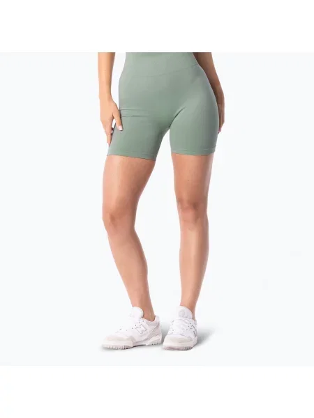 Szorty bezszwowe sportowe Carpatree Simply Seamless zielone