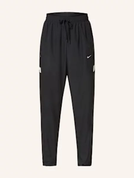 Basketbalové kalhoty Nike Icon Woven black/black/white/white bílé