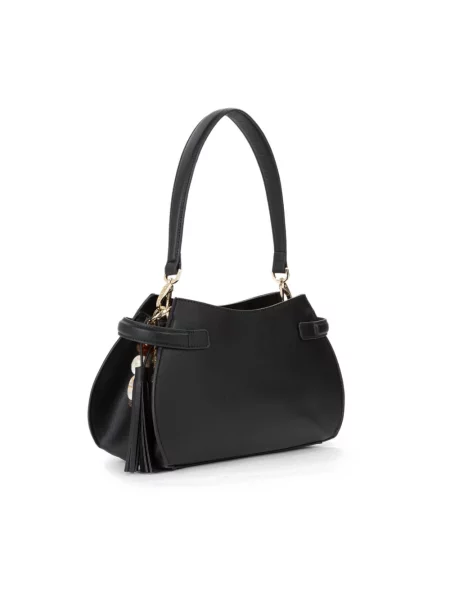 Torba na ramię z detal z logo model NIVALIS RE' Valentino czarna