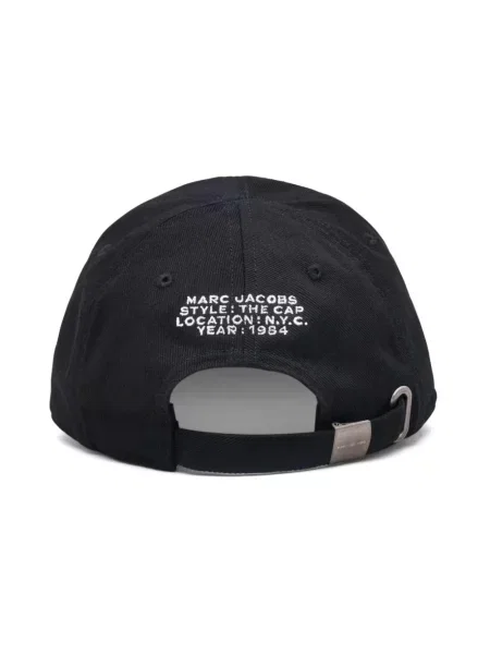 Czapka z daszkiem Marc Jacobs czarna