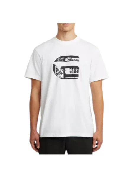 G-Star Raw Tricou G Icon Graphic alb