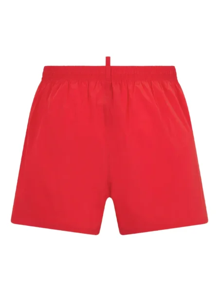 Slip de baie Dsquared2 cu imagine roșu